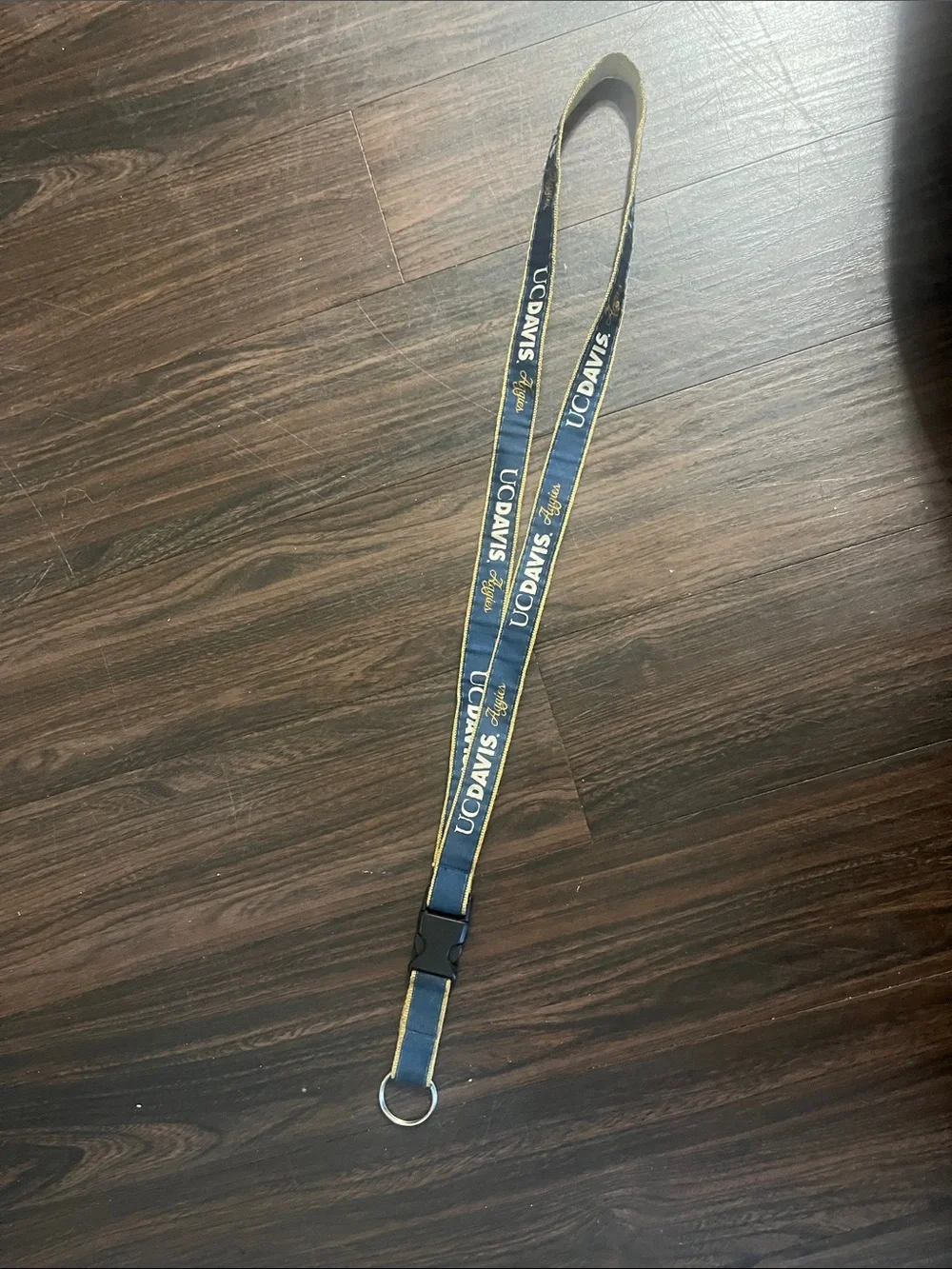 UC Davis Navy and Gold Lanyard
